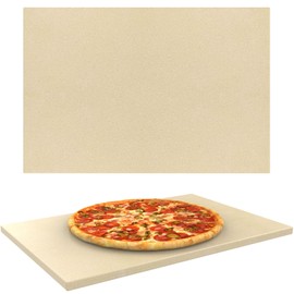 Extra Large Pizza Stone 20" x 13.5" Cordierite Rectangular Pizza Stone for Oven and BBQ Grilling, Oven Stone for Baking Bread, Universal High Temperature Pizza Stone for Weber Pit Boss Charbroil Grill