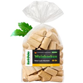 50 NEW Natural Wine Corks (Straight) for craft or decoration (winecorks, cork)