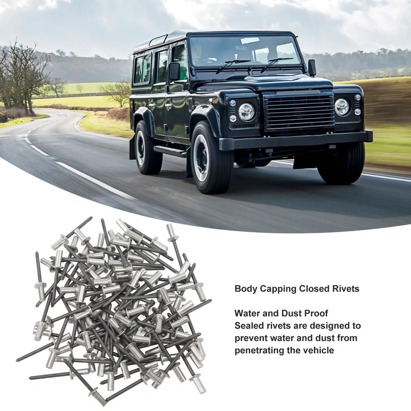 100PCS Body Capping Closed Rivets Easy Operation Bumper Rivets Replacement