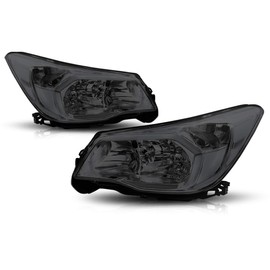 PM PERFORMOTOR Headlights Assembly Compatible with 2014 2015 2016 Subaru Forester, Pair of Headlamps with Smoked Lens Clear Corner