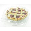 KitchenDance Clear Plastic Clamshell Pie Container with Dome - 6