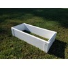 Handy Bed 1 x 2 Stack-able, White, Vinyl, Raised Garden