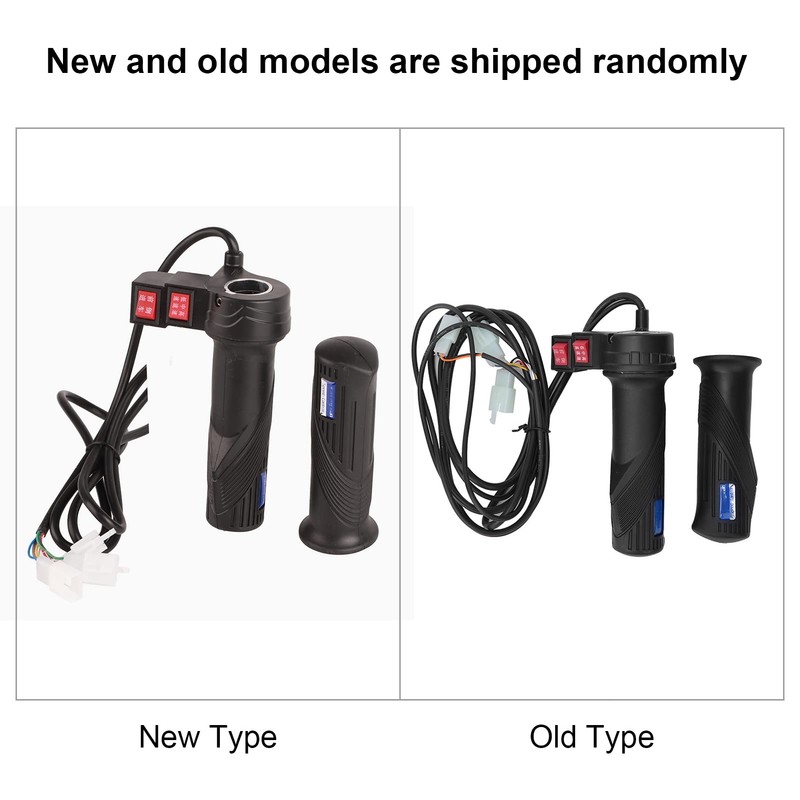Alomejor E-Bike Throttle Grip 3-Speed Throttle Grip with Cable Universal