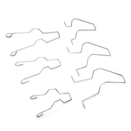 CANTONDZ 6 x headlight holder clamps, headlight dip beam headlight bulb holding spring clip clamp compatible with H1 H3 H4 H7 5ZHSFULLKIT