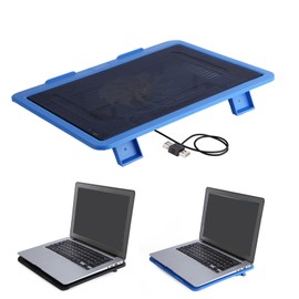 Laptop Cooler Cooling Pad, Portable Quiet Laptop Cooling Pad Stand con Soporte USB Laptop Notebook Cooler para 14 Pulgadas por Debajo del Portátil(Azul)