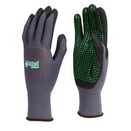 Lakeland Active Eskrigg Nitrile Palm Work & Garden Gripper Gloves - Grey - Large