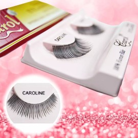 Carol Pestaña Postiza Tira Invisible Cabello Humano Caroline
