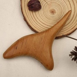 JQ Body Wood Sandalwood Massage Tool Self Gua Sha Acupressure / 바디 우드 향나무 마사지 도구 셀프 괄사 지압
