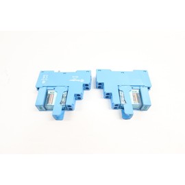 LOT of 2 FINDER Type 42.52S 95.05 Relay W/Socket 24V-DC D608854