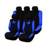 HZEL Car Seat Cover Full Set, Soft Breathable Butterfly Print