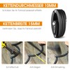 XIQI Bicycle Lock Folding Combination Lock High Security 85 cm