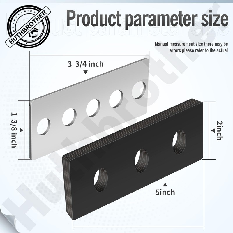 Huthbrother Snow Blower Impeller Modification Kit - 3/8" 4-Blade Universal,