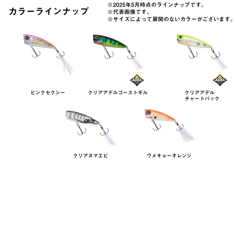 Daiwa Tea Popper 60F RW Lure, Black