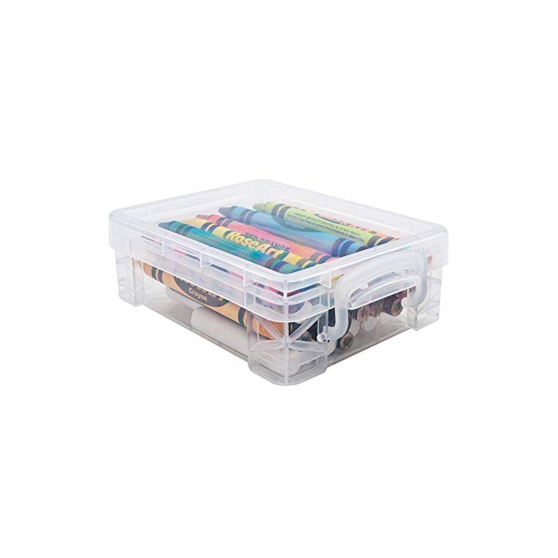 ADVANTUS Super Stacker Caja organizadora para lápices, Caja de crayones