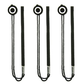 Foto&Tech Foto&Tech Camera Lens Cap Leash with Elastic String, Compatible with Universal DSLR SLR Evil Mirrorless Cameras Video (x3)