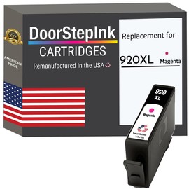 DoorStepInk Remanufactured in The USA Ink Cartridges for 920XL CD973 1 Magenta for HP Officejet 6000 6500 6500a 7500a 6500a Plus