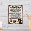 Shawprint MY DOG'S BEDTIME PRAYER RETRO STYLE METAL TIN SIGN/PLAQUE