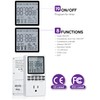 Outlet Timer, NEARPOW Multifunctional Programmable Timer with Countdown and 7-Day
