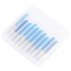 10pcs 3.175mm Titanium Coated Tungsten Steel Engraving CNC Bit Carving
