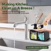 Kitchen Soap Dispenser,Hand and Dish Soap Dispenser and Spong Caddy