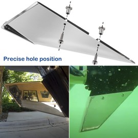 sevencow Skeg Guard Protector Safe-Skeg for Volvo Penta Sterndrive SX Drive Single Prop 1995-2006 Marine-Grade Stainless Steel Skeg Guard Protector Replace 99022 99052