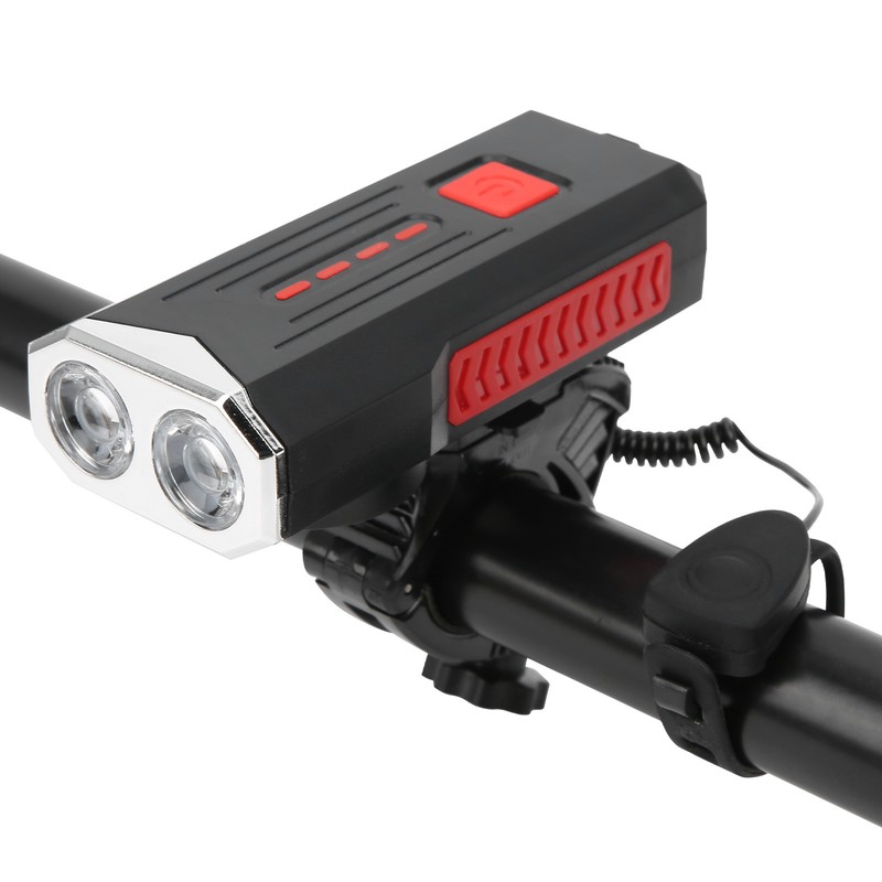 Ultra Bright Bicycle Front Light Set Bike USB Rechargeable Waterproof