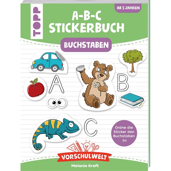 Vorschulwelt - Das A-B-C-Stickerbuch: Buchstaben
