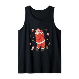 Funny Golf Ugly Sweater as Golf Ugly Christmas Sweater Tank Top