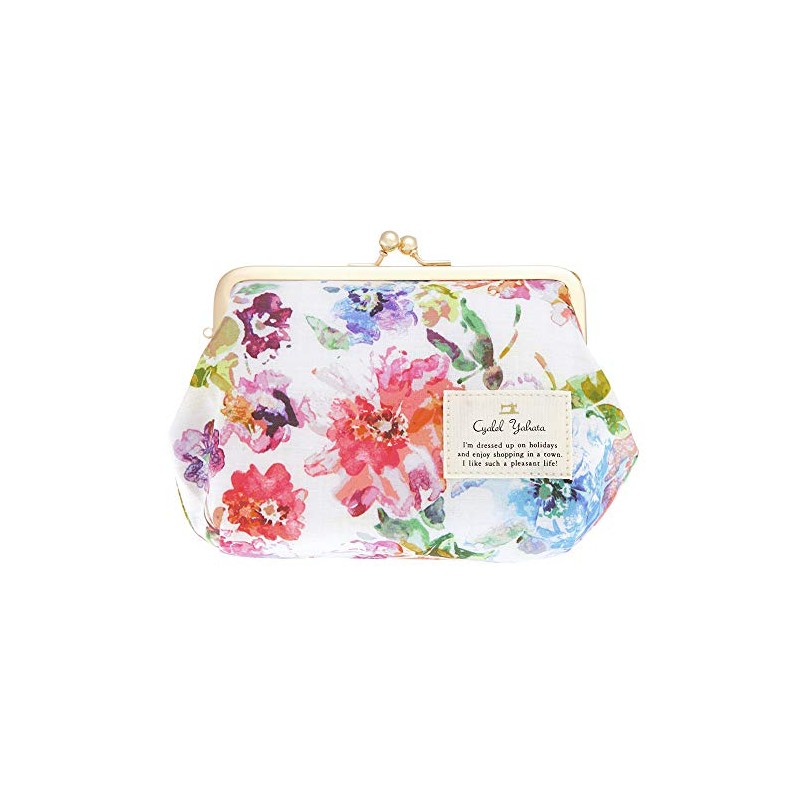 Cosmetic Pouch, Botanical Flower, Pouch Surface, Laminated Pouch, Stylish, Cute,