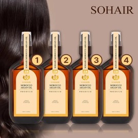 Single item Sohair Premium Moroccan Argan Oil 100ml 4pcs / 단품 쏘헤어 프리미엄 모로코 아르간 오일100ml4개