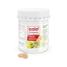 ipalat Halspastillen Classic: Bei Heiserkeit & Hustenreiz, mit Menthol, Primelwurzel, Anis, und Fenchel, 400 Lutschpastillen