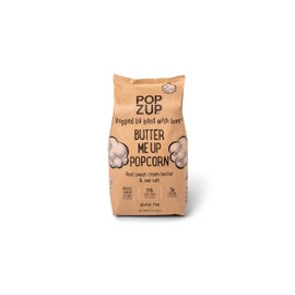 Popzup Popcorn - Popped & Seasoned by Hand with Pure and Simple Ingredients, Gluten Free and non-GMO (Butter Me Up (6))