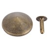 100 Sets Mushroom Rivets Stud 22mm DIY Iron Cone Spikes