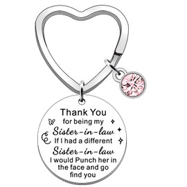 FMCC Funny Sister in Law Gifts- Birthday Christmas Wedding Gifts for Sister in Law (If I Had Different)