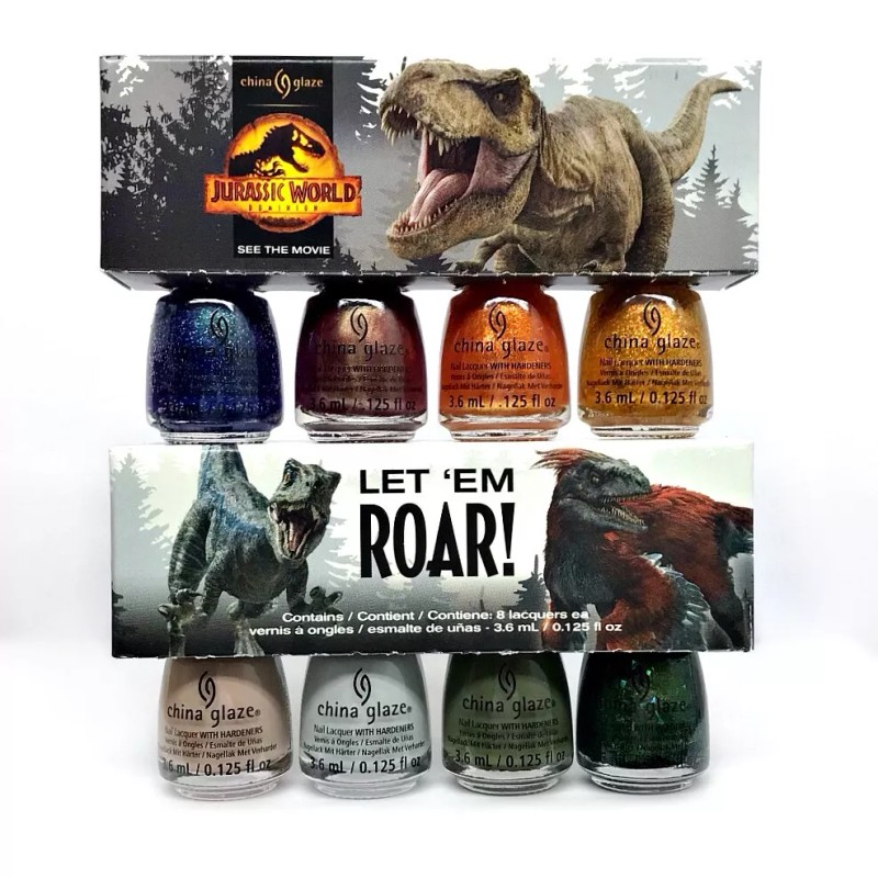 China Glaze Nail Lacquer MINI JURASSIC WORLD - Let 'Em