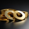 Brass Flat Washer, M2.5 Metric Bronze Washer for Screws Bolts,