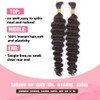 Human Braiding Hair for Boho Braids 100g Deep Wave Boho
