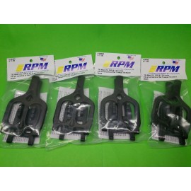 Traxxas 4x RPM 80462 Front and Rear Black Suspension Arms Traxxas 2.5 3.3 Tmaxx  Emaxx