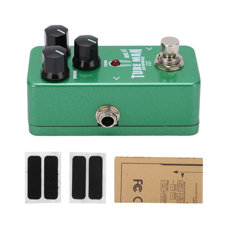Guitar Effect Pedal TUBE MAN Overdrive Mini Adjustable Instrument Accessory