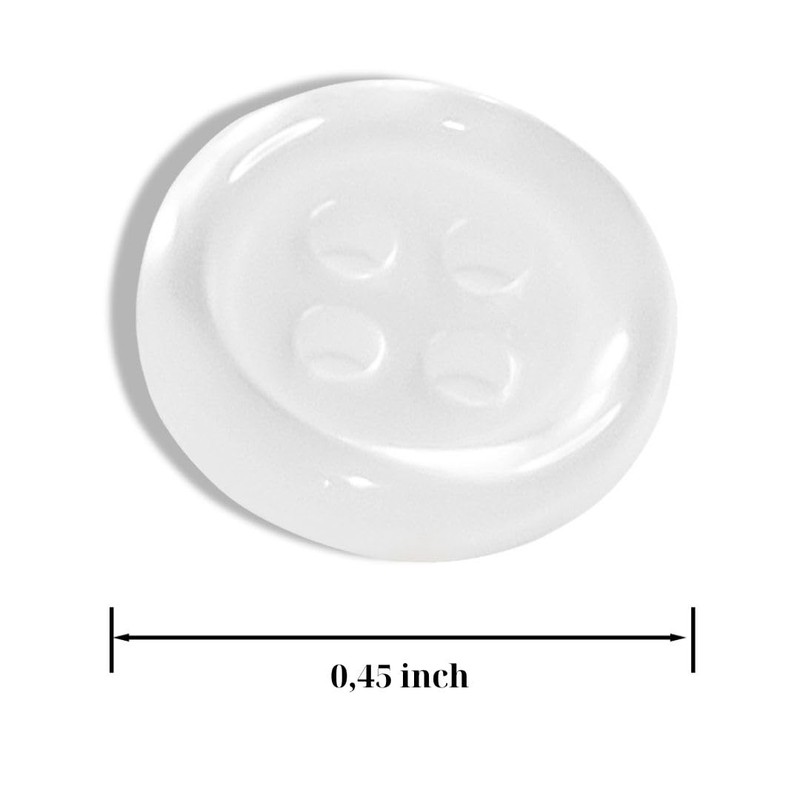 Mother of Pearl Buttons 20 Pieces Shirt Button 0,4 inches