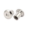 sourcingmap M6x10mm Female Thread Hex Socket Head Barrel Nut Furniture