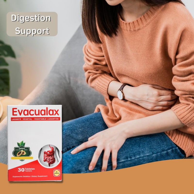 EVACUALAX Senna Laxative Tablets - Natural Vegetable Laxative with Senna