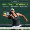 6 - Pack Pickleball Balls, 40 Holes Outdoor Pickleballs, High