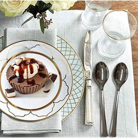 Elegant Silver Mini Spoons - (Pack of 48) - Extra Heavyweight Premium Plastic Material - Ideal for Upscale Events & Stylish Table Settings