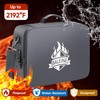 BALEINE Fireproof Document Bag with Lock, Portable Waterproof Fire Proof