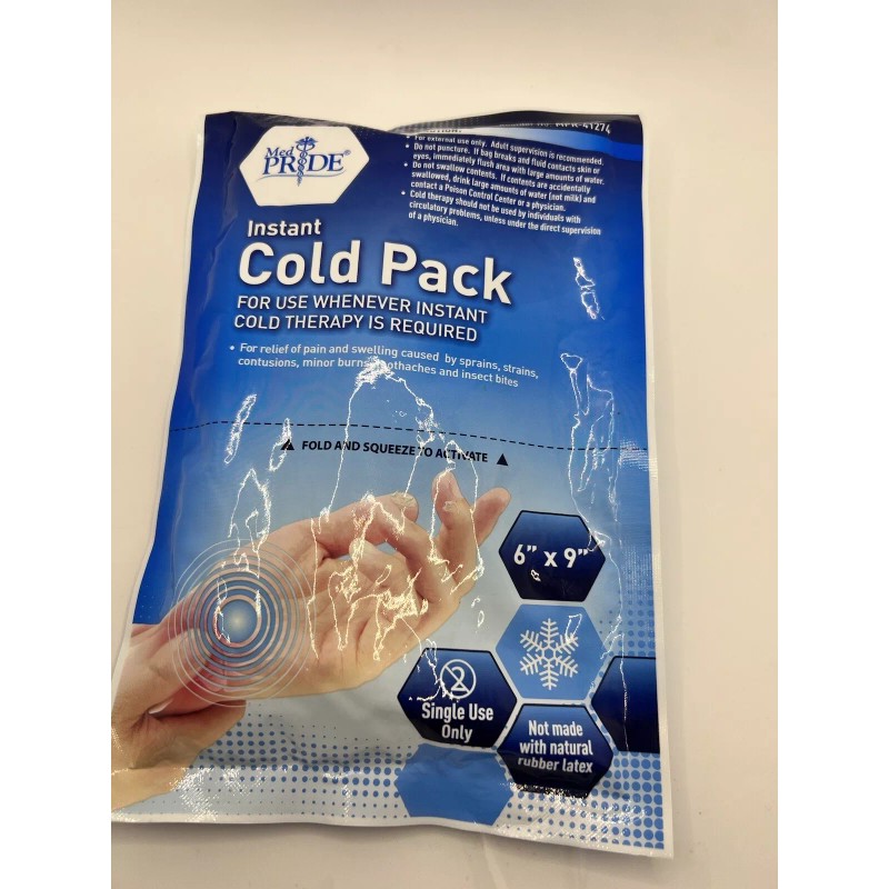 Med Pride New Sealed MED PRIDE Single Use Instant Cold
