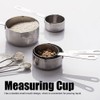 4Pcs/set Stainless Steel Measuring Cups Spoons Tableware Kitchen Baking Tools
