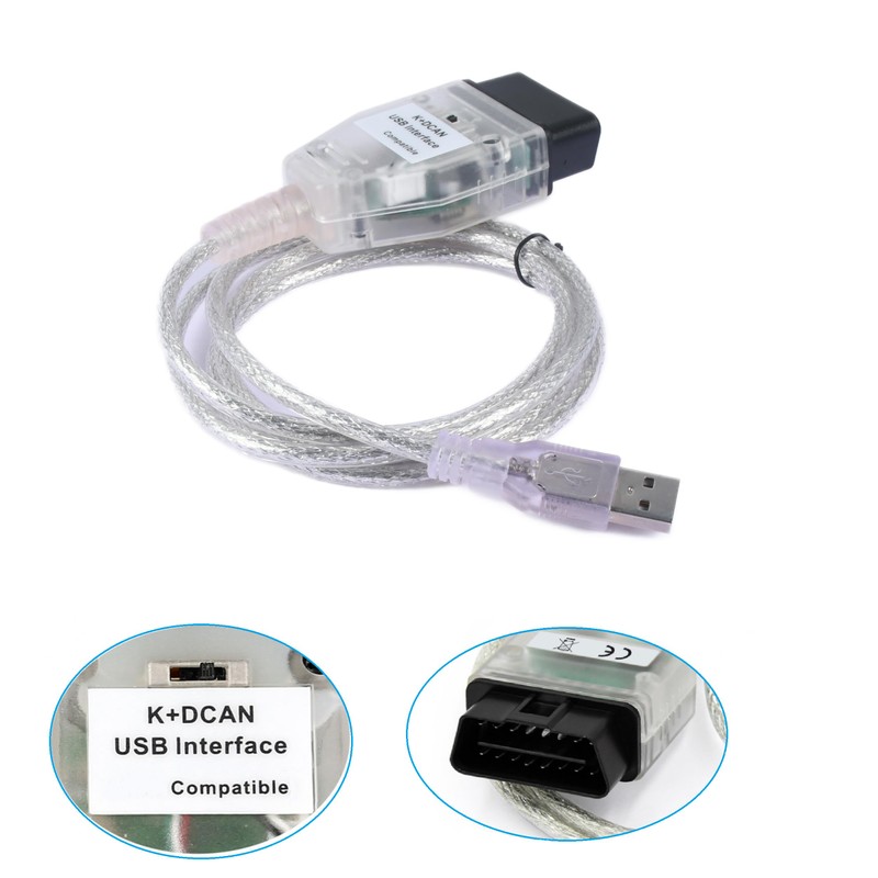 Yalgdlen KDCAN K+D CAN Kcan dcan Ediabas OBD USB OBD2