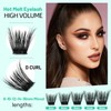 Bodermincer Bodermincer Eyelashes Clusters 10-12-14mm Mixed/12-14-16mm Mixed/14-16-18mm Mixed/16-18-20mm Mixed Nature