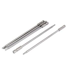 sourcing map 1/4inch Hex Shank 2.5mm H2.5 Hexagon Insert Screwdriver Bits 5pcs